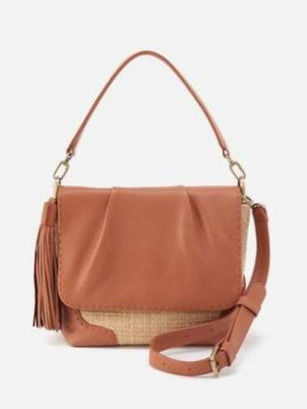 Hobo HARLEY Crossbody Convertible Shoulder Bag - Straw
